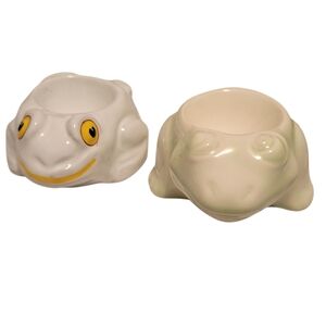 FROG VINTAGE EGG CUPS, SET OF 2